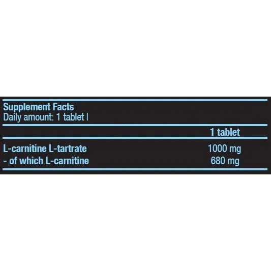 L-Carnitine 1000 mg / 30 Tabs / 30g - BioTech USA