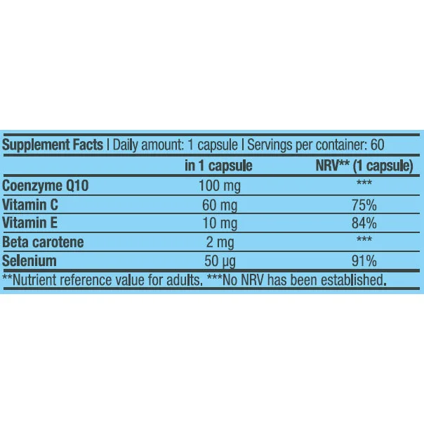 H2O Q10 / 60 Caps - BioTech USA