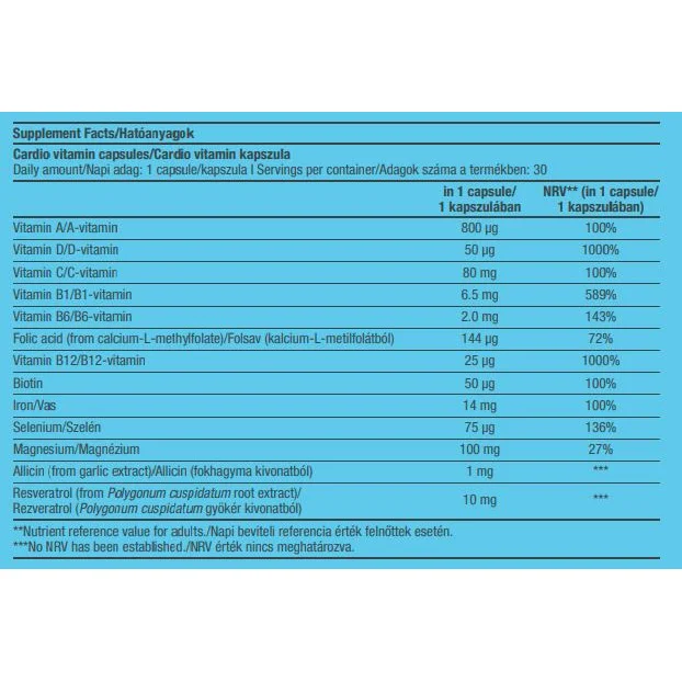 Cardio Pack / 30 Packs - BioTech USA
