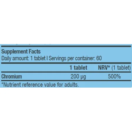 Chromium Picolinate / 60 Tabs - BioTech USA