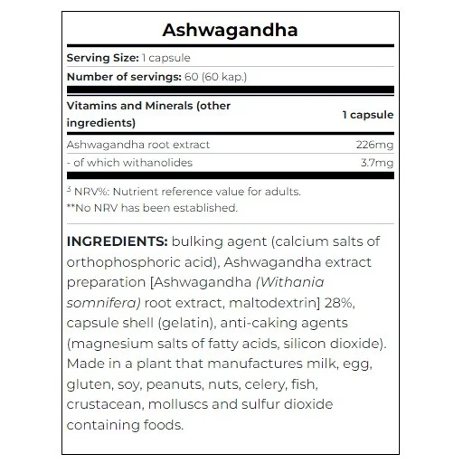 Ashwagandha / 60 Caps - Scitec