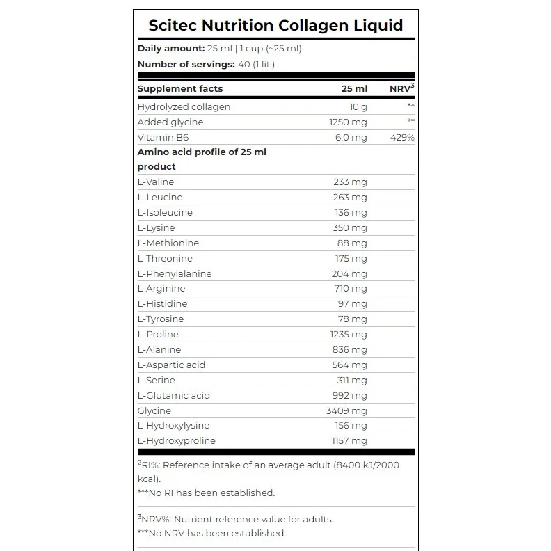 Collagen Liquid 1000 ml. - Scitec