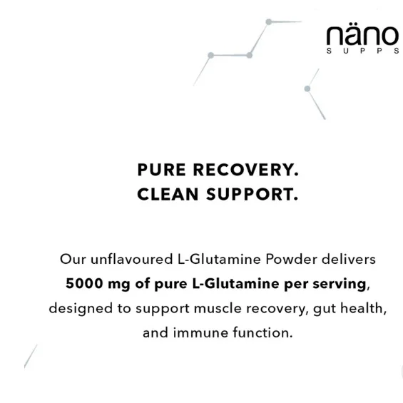 L-Glutamine - Глутамин, Разфасовка 300g - Nanosupps