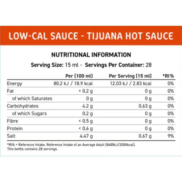 Fit Cuisine Low-Cal Sauce | Tijuana Hot / 425 мл - Applied Nutrition