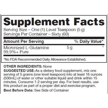 Glutamine / 300 gr - Gaspari
