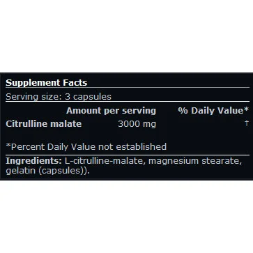 Citrulline Malate 90 Caps. (30 дози) - Scitec