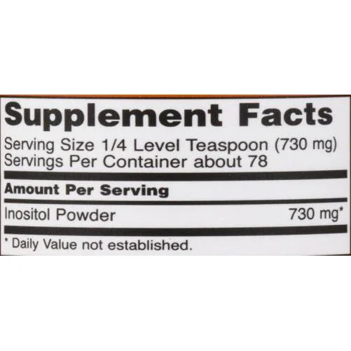 Inositol Powder / 57 грама - NOW Foods