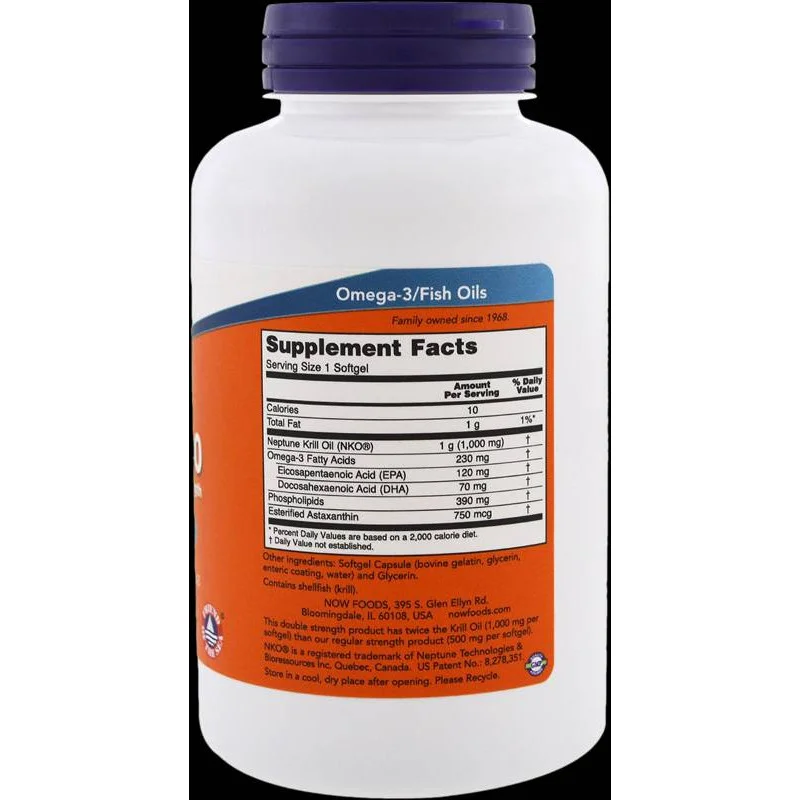 Neptune Krill Oil 500 mg / 120 Гел капсули - NOW Foods