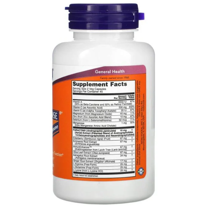 Air Defense® | Healthy Respiratory Function (45 дози) / 90 капсули - NOW Foods