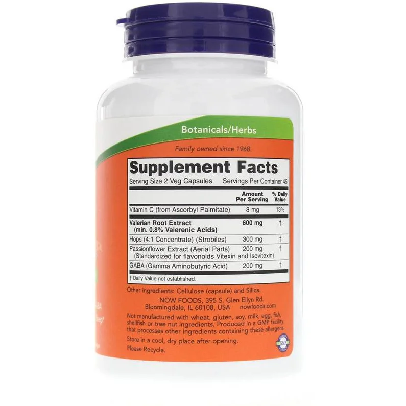 Sleep / Botanical Sleep Blend (45 дози) / 90 капсули - NOW Foods