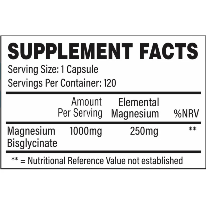 JP Magnesium | as Magnesium Bisglycinate / 120 капсули, 120 дози​ - Trained by JP