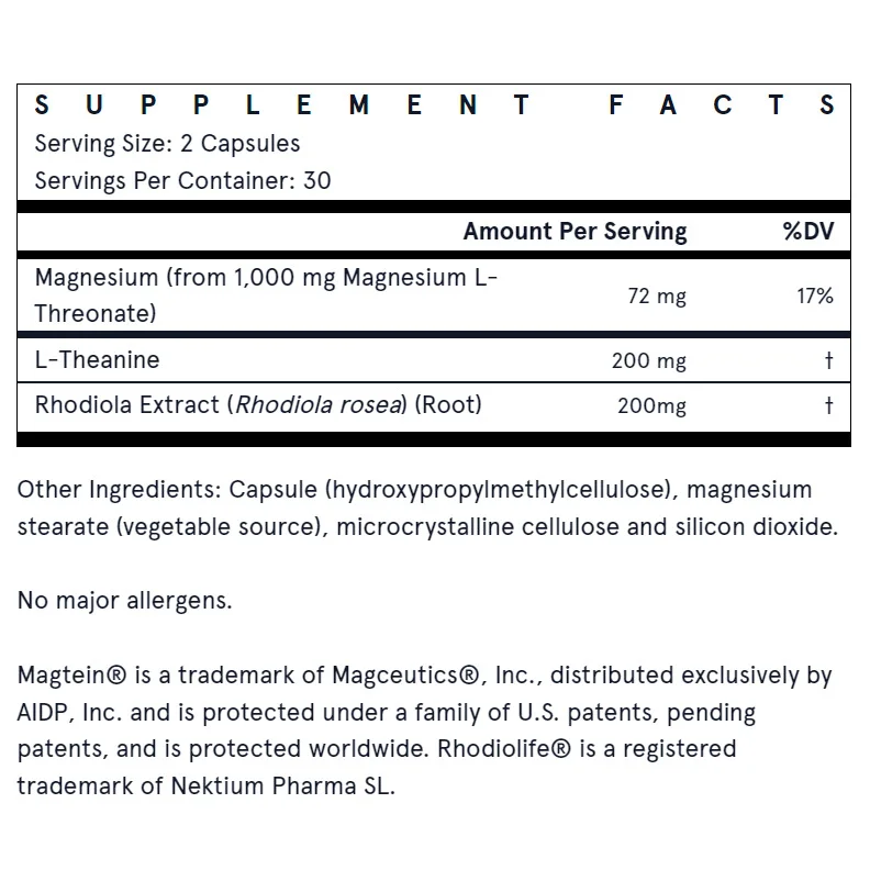 MagMind Stress Resistance - Формула за Мозъка, Разфасовка 60 caps - Jarrow Formulas