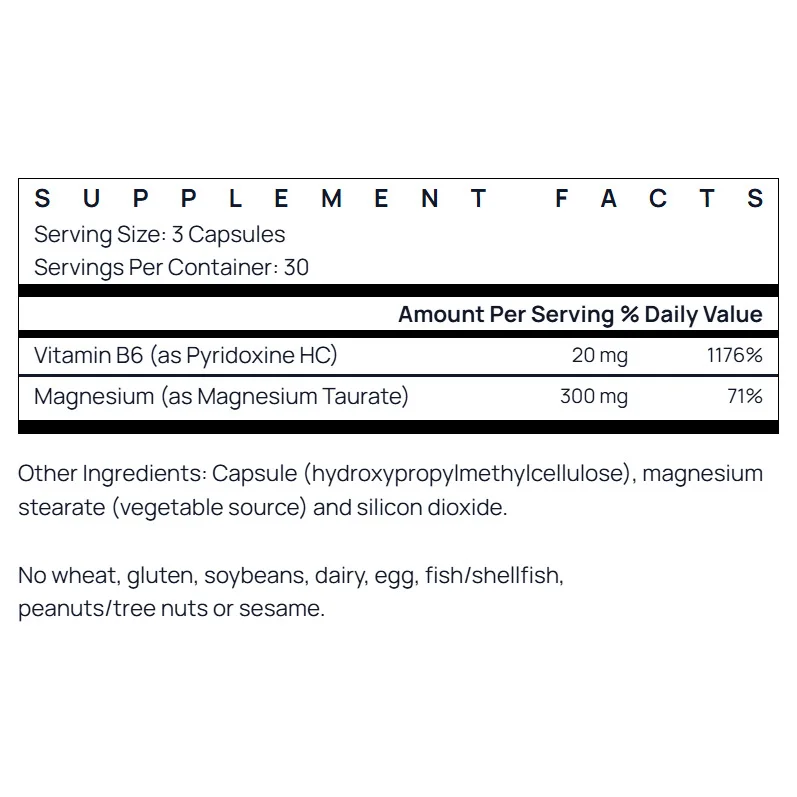 Magnesium Taurate - Магнезиев Таурат, Разфасовка 90 caps - Jarrow Formulas