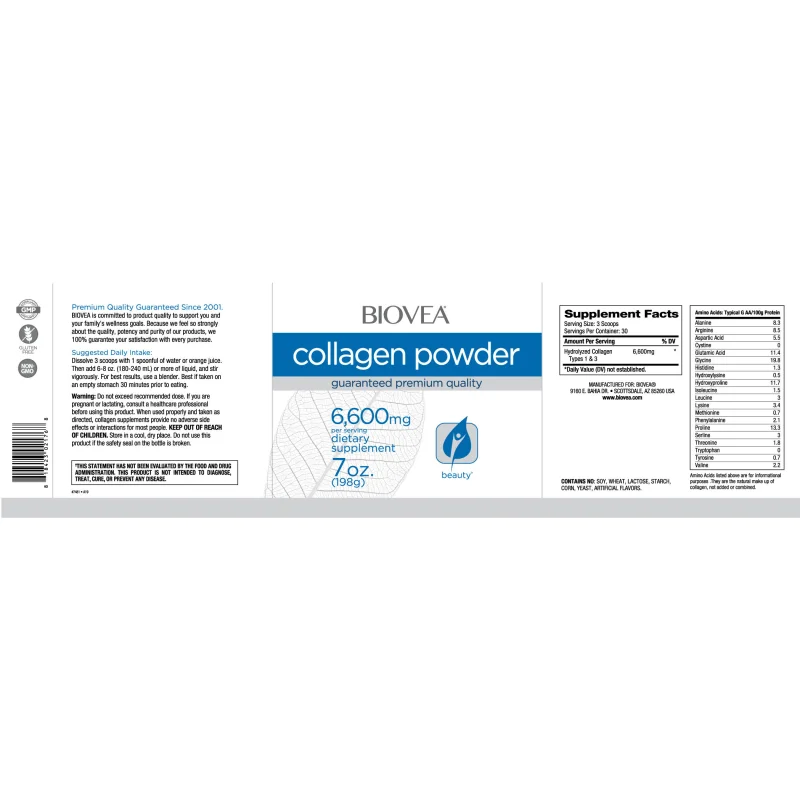 Collagen Peptides Powder - Колаген - Biovea