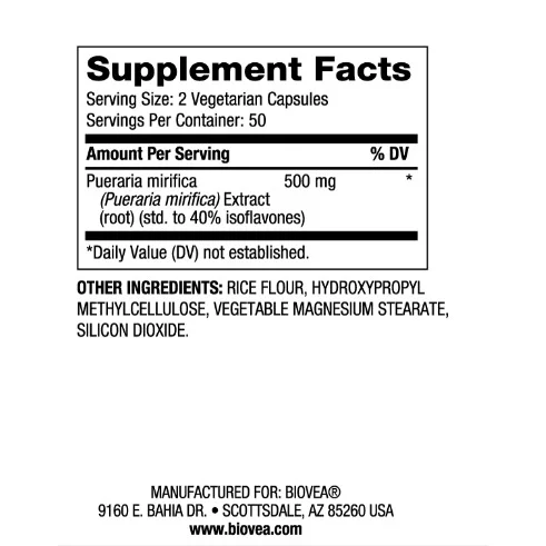 Pueraria Mirifica - Дамска Формула - Biovea