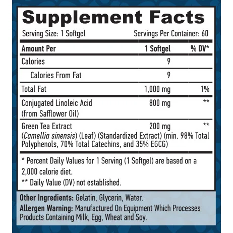 CLA + Green Tea / 60 Softgels - Haya Labs