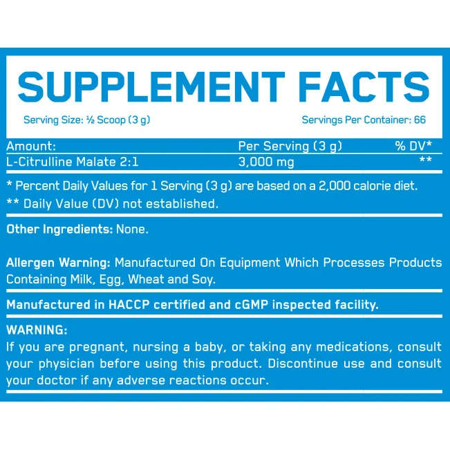 Citrulline Malate 3000 / 200g - Everbuild