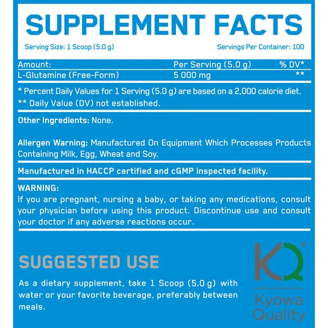 Glutamine 5000 / 500 g - Everbuild