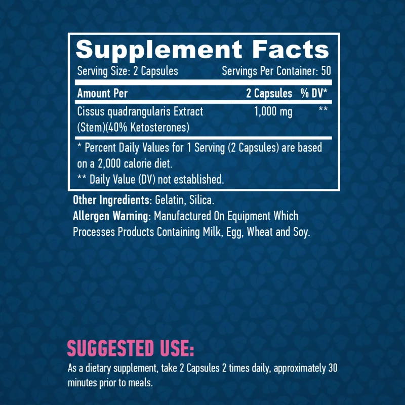 Cissus 500 mg / 100 Caps - Haya Labs