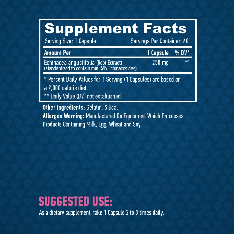 Echinacea 250 mg / 60 Caps - Haya Labs