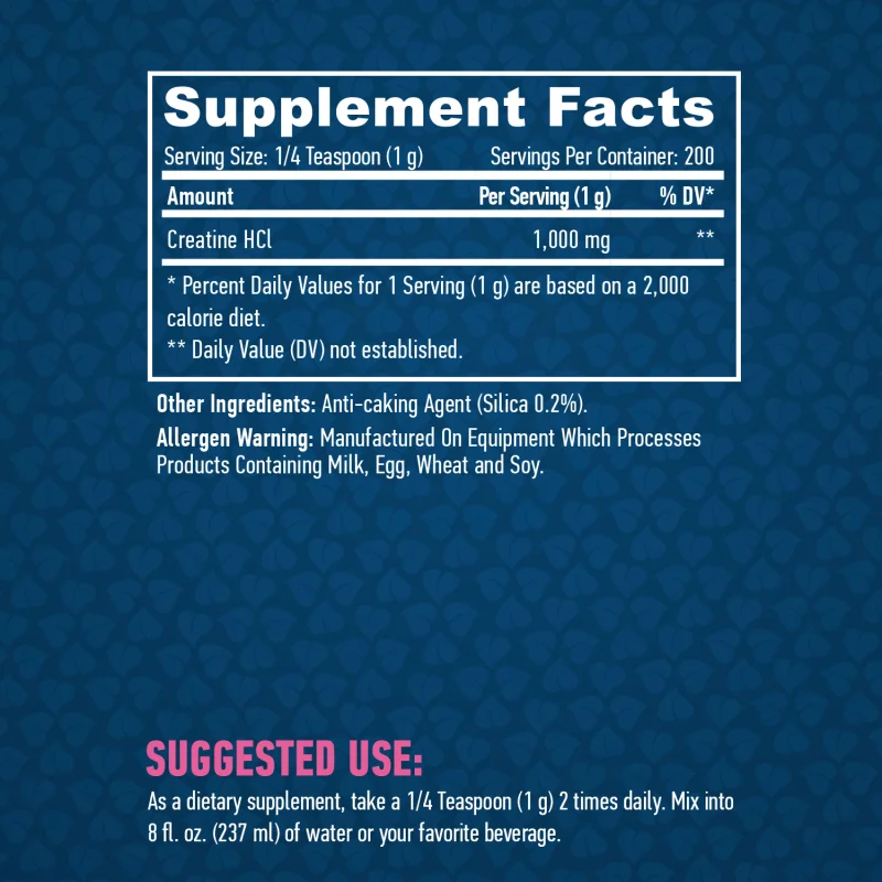 Sports Creatine HCL / 200 g - Haya Labs