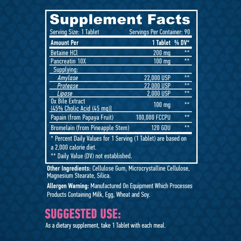 Super Enzyme Complex / 90 Tabs - Haya Labs
