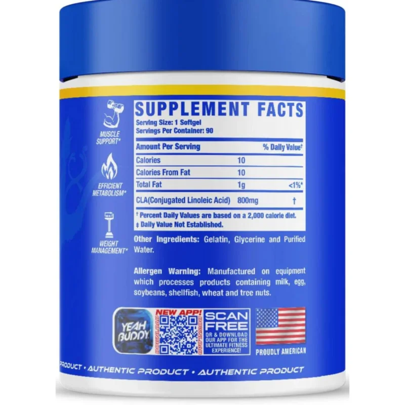 CLA 800 mg (90 дози) / 90 Гел капсули - Ronnie Coleman