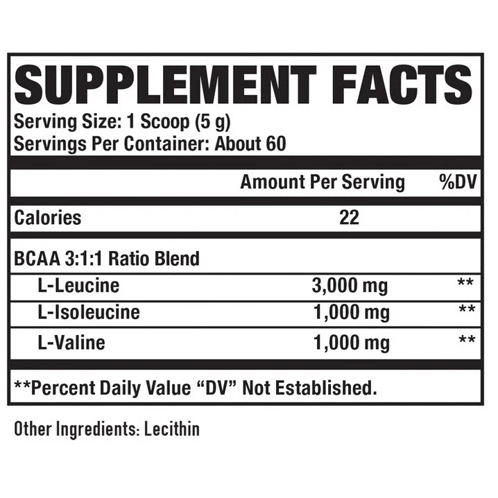 BCAA 3:1:1 Powder / 300g - PHYSIQUE NUTRITION