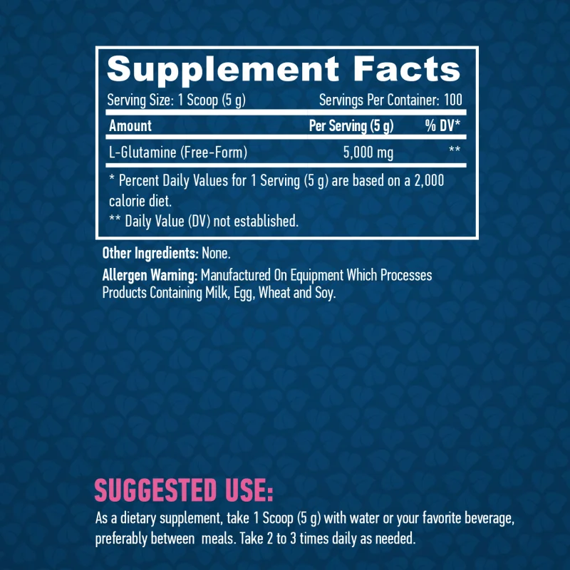 Sports 100% Pure L-Glutamine / 500g - Haya Labs