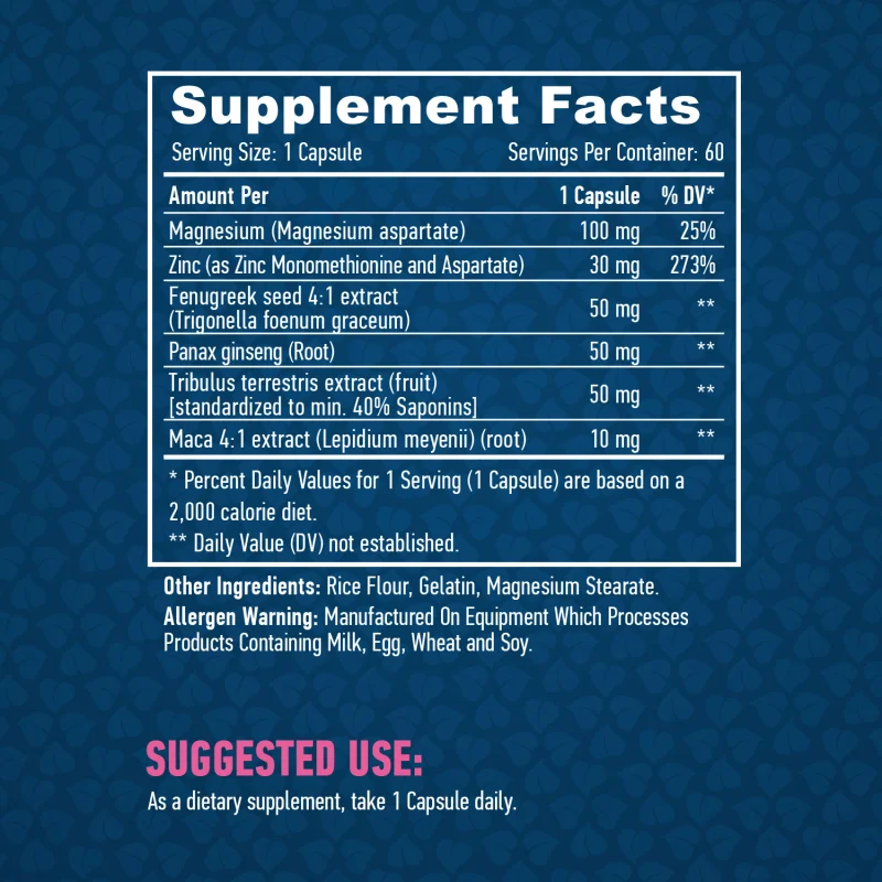 Testosterone Booster / 60 Caps - Haya Labs