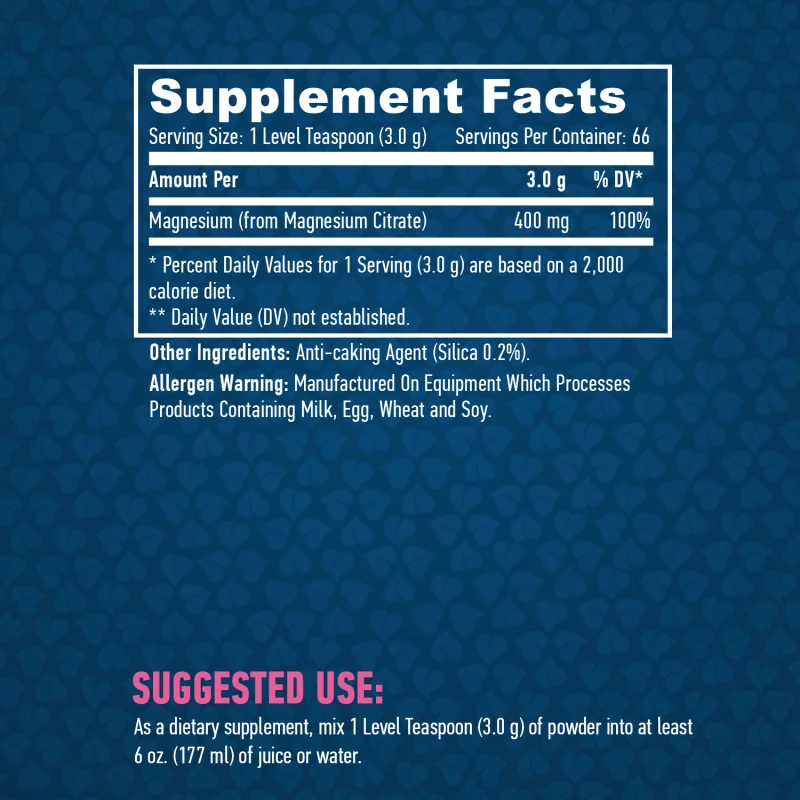 Magnesium Citrate / 200 g - Haya Labs