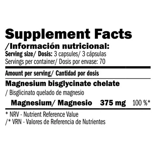 MagneChel / Magnesium Bisglycinate Chelate / 210 Vcaps (30 дози) / 180g - Amix