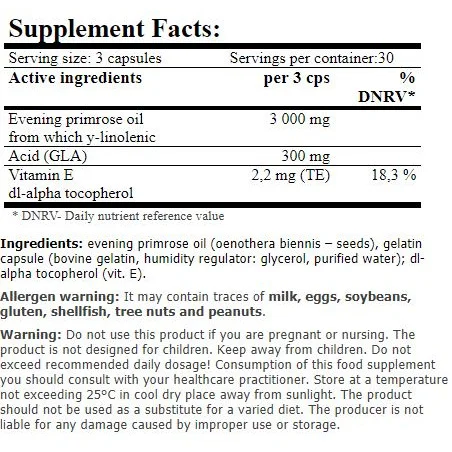 GreenDay Evening Primrose Oil / 90 Softgels - Amix