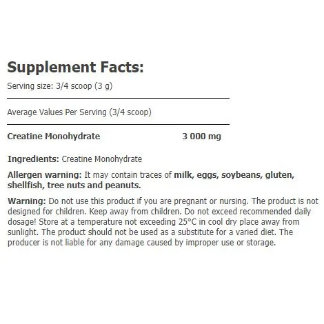 Creatine Monohydrate Powder / 1000g - Amix