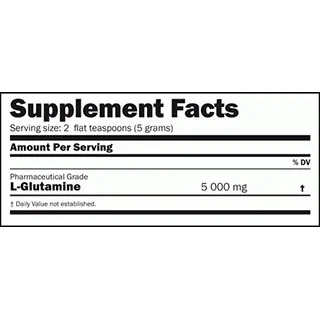 L-Glutamine Powder (10 дози) / 500g - Amix