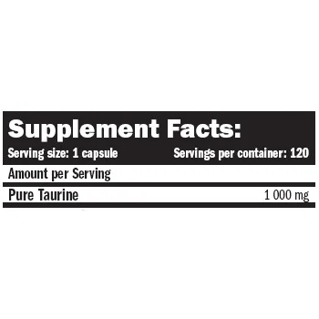 Taurine / 360 Caps / 400g - Amix