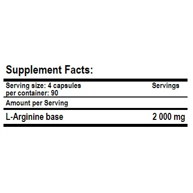 Arginine / 120 Caps / 100g - Amix