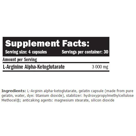 Nitric Oxide 750 mg / 120 Caps / 100g - Amix