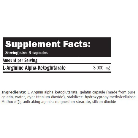 Nitric Oxide 750 mg / 360 Caps / 500g - Amix