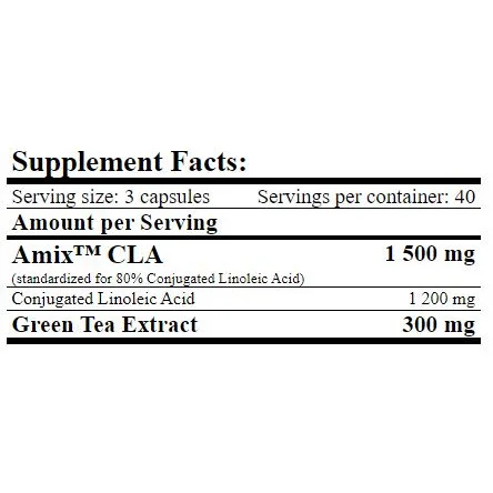 CLA 1200 + Green Tea 120 Caps. - Amix