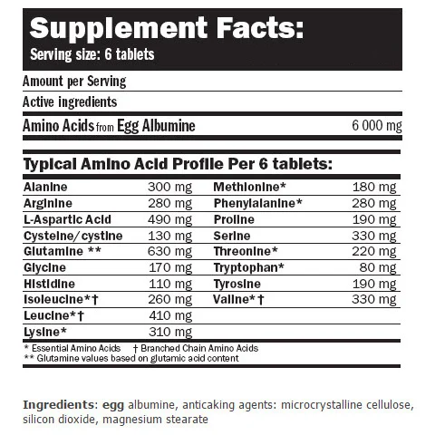 EGG Amino 6000 / 900 Tabs / 500g - Amix