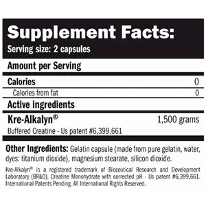 Kre-Alkalyn / 120 Caps / 100g - Amix