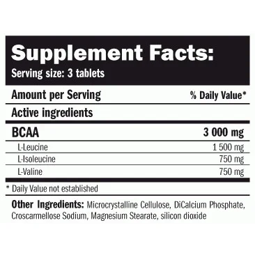 BCAA Gold / 150 Tabs (50 дози) / 100g - Amix