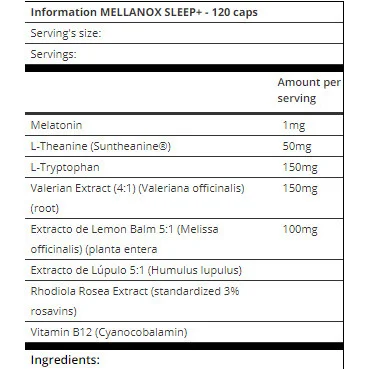 Mellanox® Sleep+ / 120 Caps. - Amix
