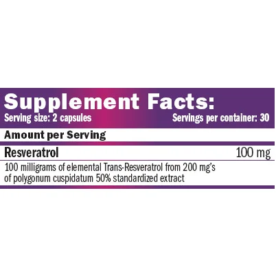 Pure Resveratrol / 60 Caps. - Amix