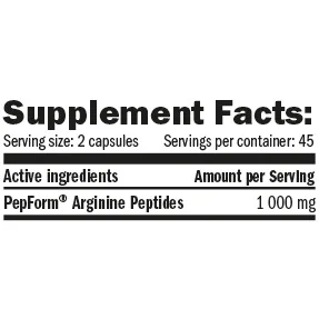 Pepform Arginine / 90 Caps. - Amix