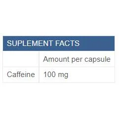 Caffeine Energy 100 mg / 90 капсули, 90 дози - MAXXWIN