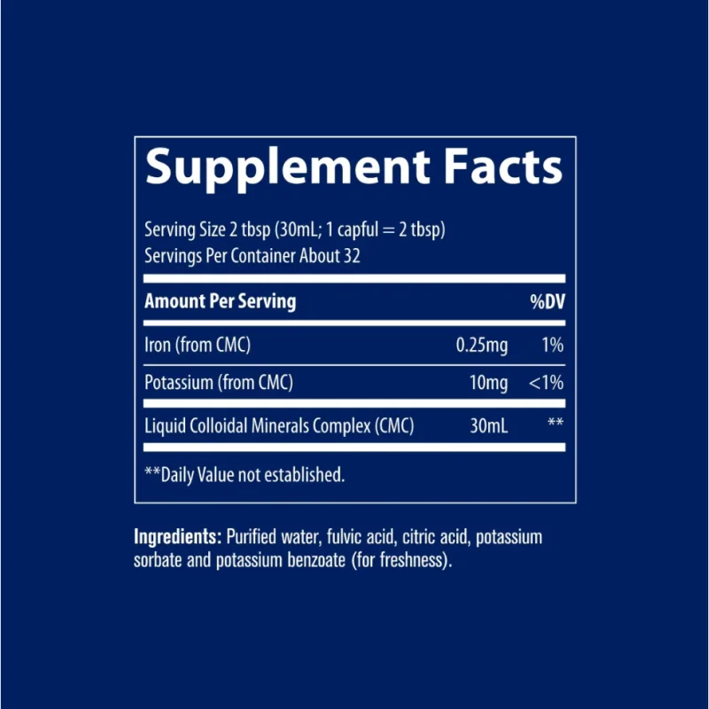 Colloidal Minerals - Колоидни Минерали, Разфасовка 946ml - Trace Minerals