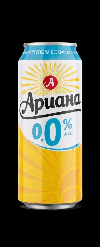 Безалк. бира АРИАНА 0.0% кен 500 мл