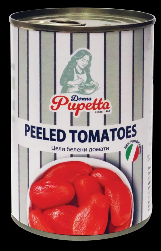 Домати DONNA PUPETTA цели,белени 400г